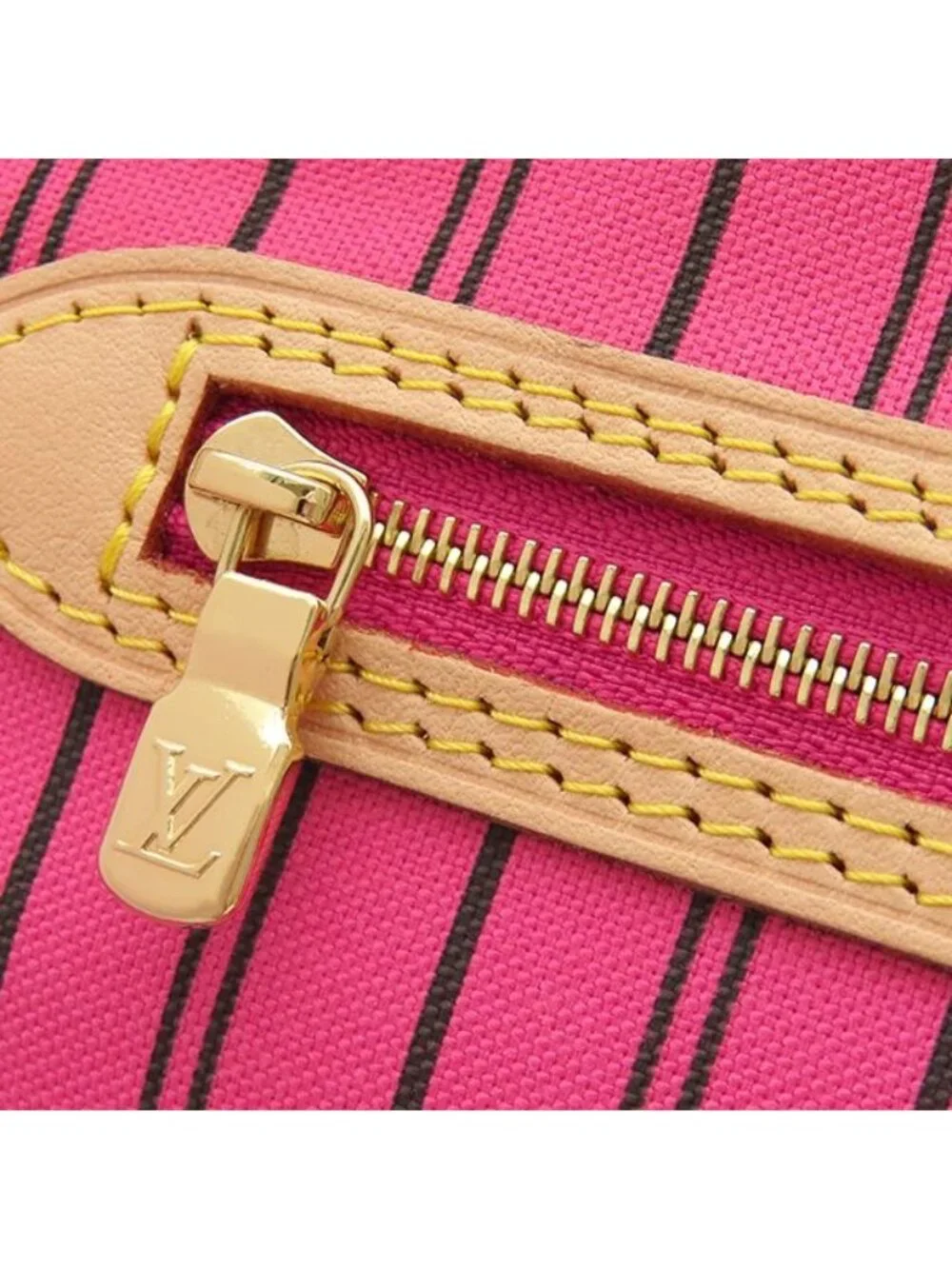 Louis Vuitton 2-Way Bag Neverfull Inside Out MM Canvas Monogram Rose Pondicherry